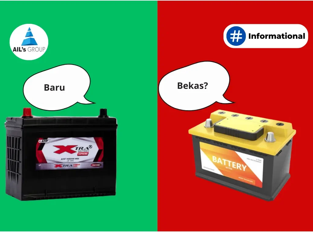 cara membedakan aki baru dan bekas