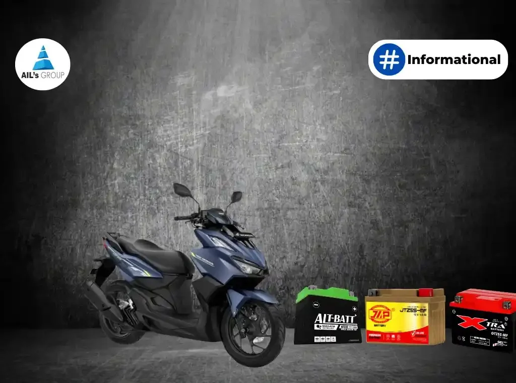 aki vario 160 berapa ampere