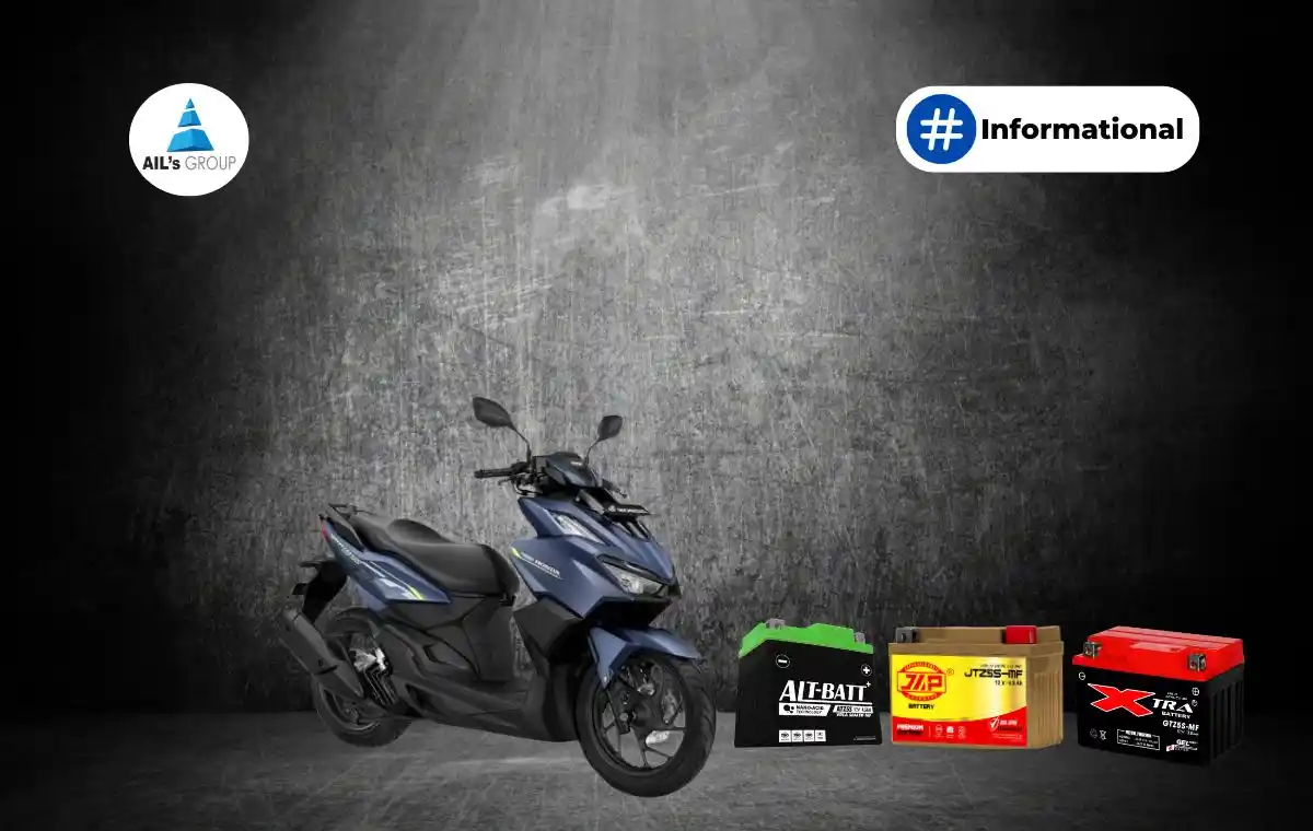 aki vario 160 berapa ampere