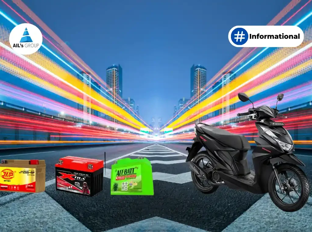 aki beat berapa ampere