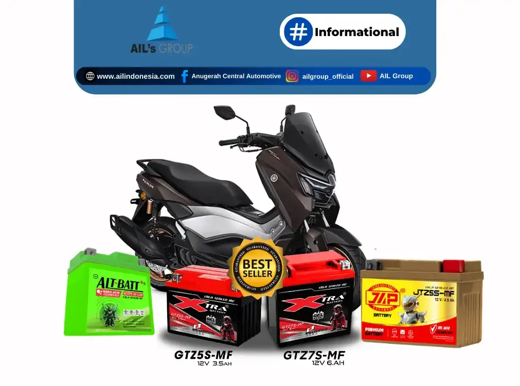 aki nmax berapa ampere