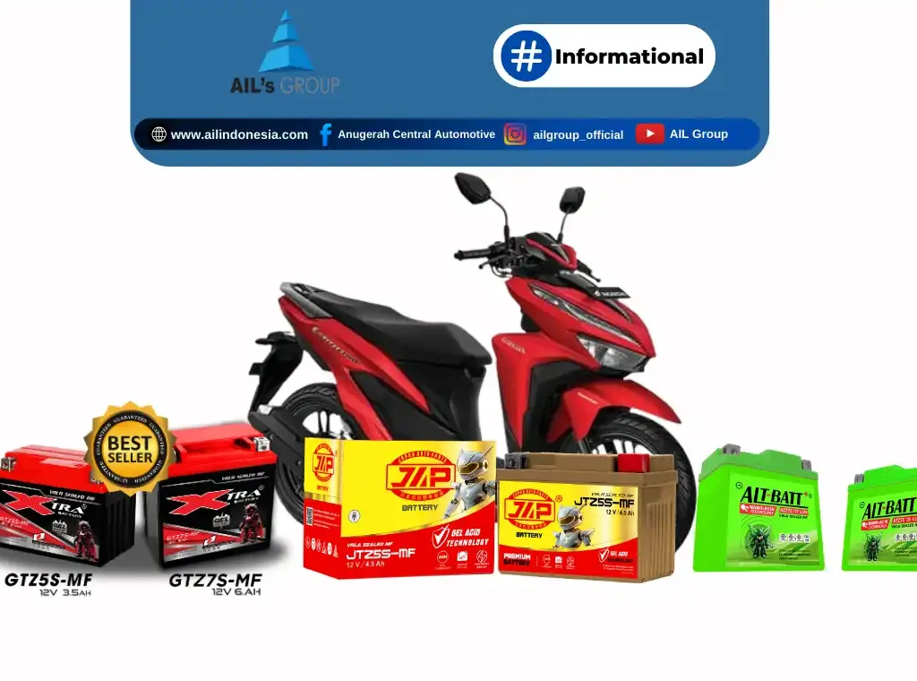 aki vario 150 berapa ampere
