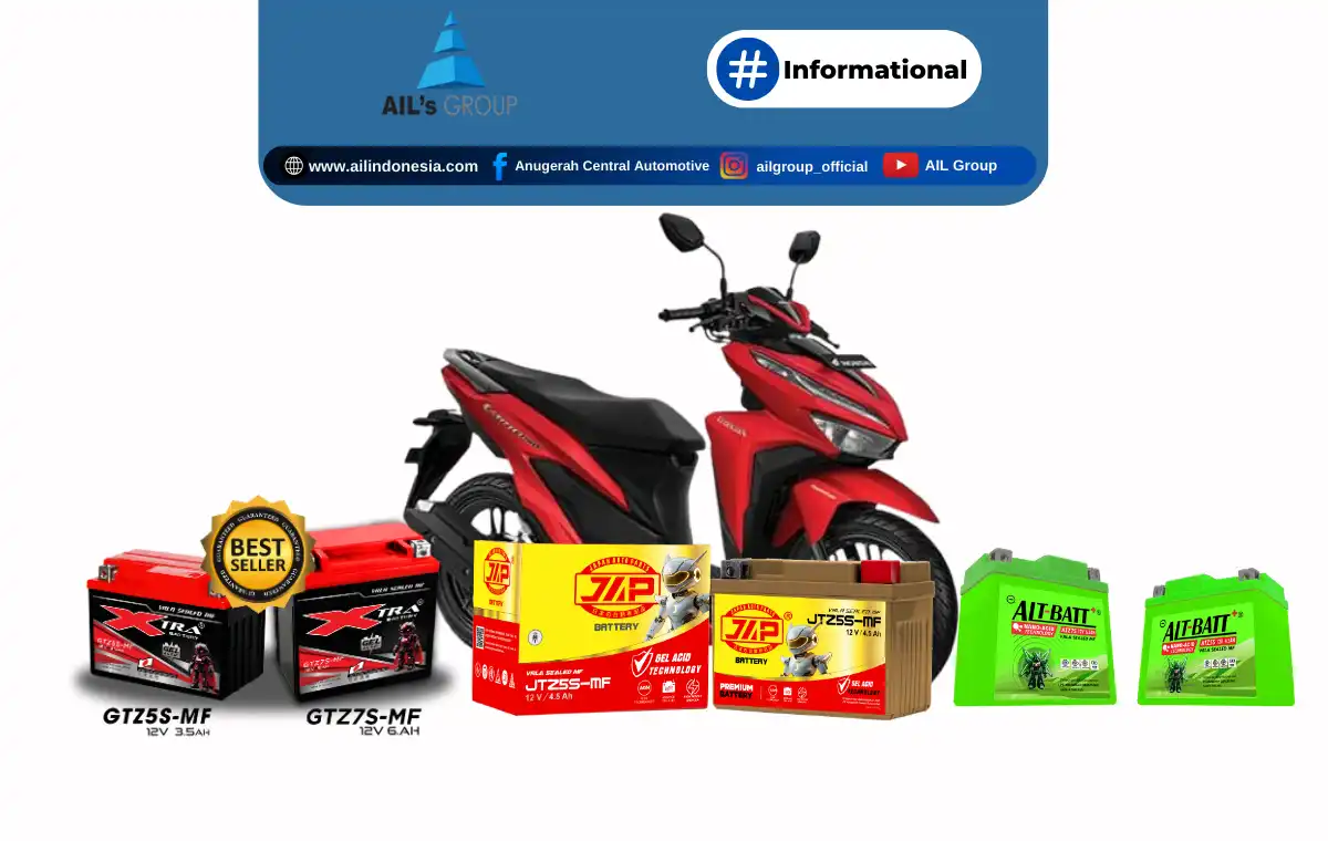 aki vario 150 berapa ampere